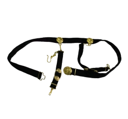 Black equipment for naval dirk