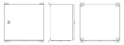 Hinged cupboard HB series