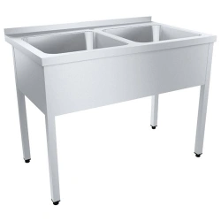 Solid drawn wash tub PROFI WMotsb2-500PNT with edge