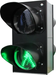 LED traffic light head for pedestrian signalling NKMR.676636.064TU