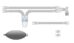 Respiratory devices for joint use with anaesthetic and resuscitation equipment, version: p