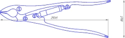 Pliers with lanyard