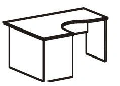 Administrator's desk of "Style V KR" series