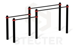 Double uneven-height uneven bars