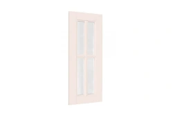Mocha LD.274760.000 Front panel for 722 mm kitchen cupboard with glass (Kashmir)