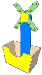 Toy Box Stand "Mill" FN.MDU.01.47.00.00.00.00.
