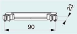 Locking strip KBE AD9, item number 373586