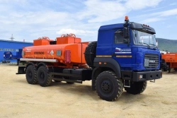 Tank truck (AC), UZST brand, type UZST02, modification 6619A-16 on chassis Ural 4320-80, 4320-82