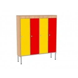 Children's clothing cupboard 4-sectional Item No.: SDR-03.04