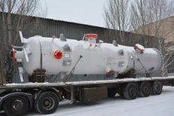 Block of low-temperature gas separator C3 with separator P2 black.INGR-2016.011.03.00.00.000