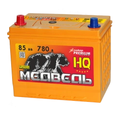 Lead battery for starting piston engines 6ST-85VLA Asia 110D26 "Bear"