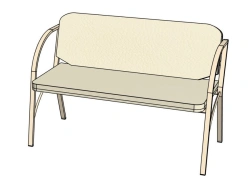 Sofa ''Shkolnik'' ?1, 2-seater/ NUM07