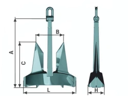 Anchor DZ-14 alloy steel 100KG