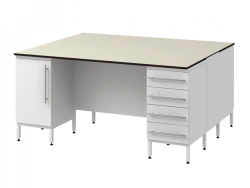 High island table on pedestal units 1800 SOTLg in