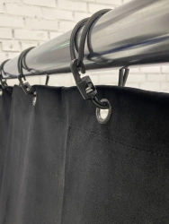 Interior Curtains: Curtain on eyelets