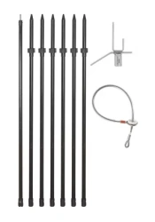 Installation rod complete with INSTAL-4 nozzles