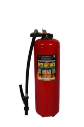Portable powder fire extinguisher with gas generating device OP-10(d)-AVCE-01