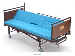Functional medical bed with toilet device MET, version MET TM-300R