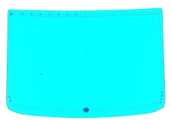 GAZ LCV windscreen (colour C+G) Code 00223LFW00005