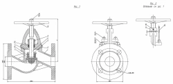 Shut-off and regulating flanged bore valve with indicator DN 40 PN 10 series 458 (KMIA.491115.001-07)