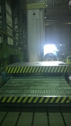 Overhaul of horizontal boring machine with transversely movable stand and non-moving table model 2E656 (2A656R) pre