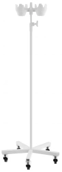 SHV-01-"MSC" (MSC-321) - Medical infusion stand, five-post, metal, on wheels