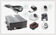 Transport video surveillance system CARVIS 2-channel (HDD)