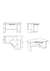 Computer desk (Series 144.U.SB.P)