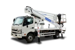 Lever-telescopic autohydro lift AGP-28RT HINO-300 27.1M 230/120KG 11.2/13.6M