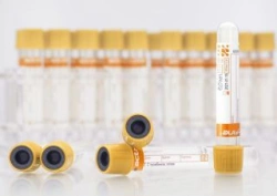 Vacuum tubes "Acti-Fine" for venous blood sampling with thrombin, gel, size 13x75 mm, volume: 1,0 ml.