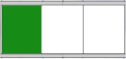 Rail system of sliding classroom magnetic marker and chalk boards "Expert"