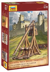 Assembled model "Medieval Trebuchet Siege Machine"