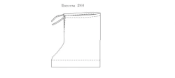 Shoe covers, model 244