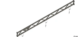 Anchoring devices type A (with max. 3 simultaneous users) flat truss segment, art. no.