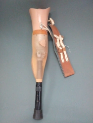 Non-modular hip prosthesis, including for congenital underdevelopment
