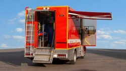 Fire fighting vehicle ALP (43253), type 4344-L2, modification 4344M1, based on chassis of modification KAMAZ-43253-G5
