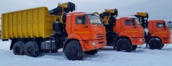 Truck-metal carrier with GM 6377U6 on chassis Kamaz 6520-53, Kamaz 6520-50, Kamaz 6520-V5.