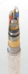 Power cable with aluminium conductors with impregnated paper insulation, for voltage 3, 6, 10 kV of AAPlShng grade according to