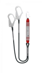 Double fireproof sling with shock absorber without adjustment model ABF212 (article number ABF212R)