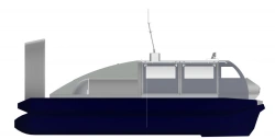 Amphibious hovercraft "HYDROAIR-10"