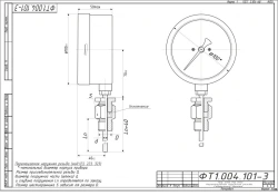 Bimetallic thermometer TBf-223 IP65 100 RSH