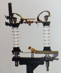 Sectional switch-disconnector of the contact network of electrified railways RNDZhZ-27,5/1600 single-pole.