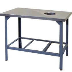 Industrial cutting table SRP for waste collection