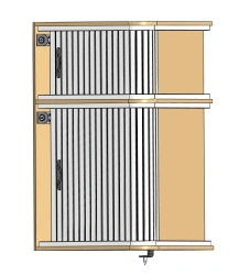 Double duffle box assembly 6282-401-8213010 SB