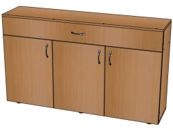 Drawer under the blackboard / T24