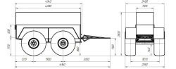 Trailer to snowmobiler "Predator" P24-260