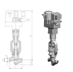 Shut-off valve 1055-32-EN TU 37-022-05015348-98