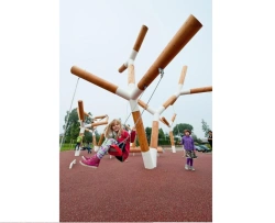 Wooden swing