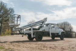 AGP-18T autohydro lift GAZ-33088 with 5-seat cabin 17.8M 250KG 9.5M