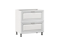 Italy LD.275150.000 Front set for kitchen cabinet 800 with 2 drawers (4)